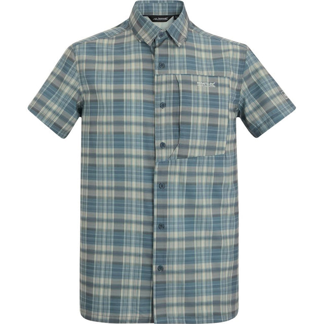 Regatta Anti Insect Travel Light Hemd Herren china-blue-check Produktbild 0