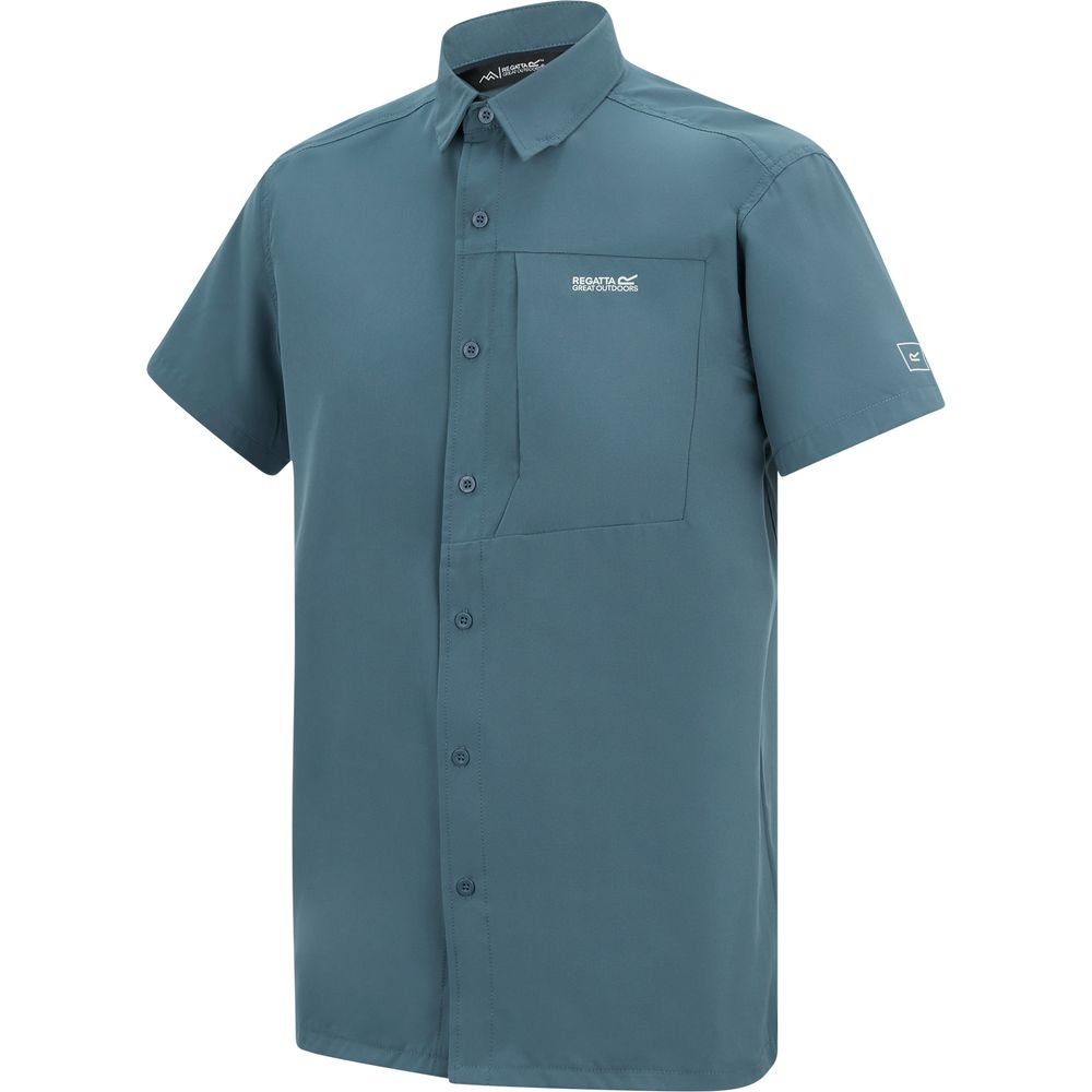 Regatta Anti Insect Travel Light Shirt Herren china-blue Produktbild 2