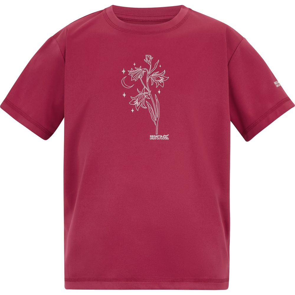 Regatta Aria Funktionsshirt Kinder deep-pink Produktbild 0