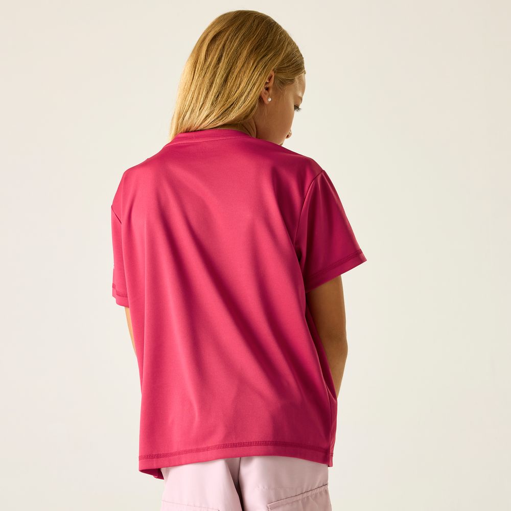 Regatta Aria Funktionsshirt Kinder deep-pink Produktbild 4