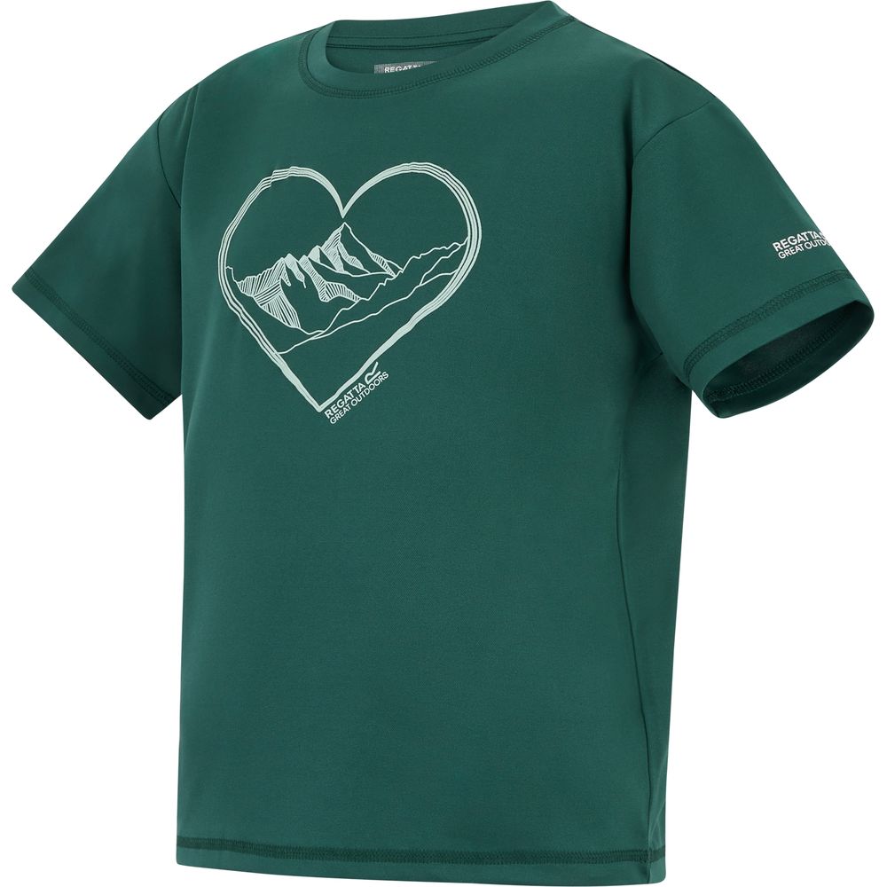 Regatta Aria Funktionsshirt Kinder mediterranea Produktbild 2