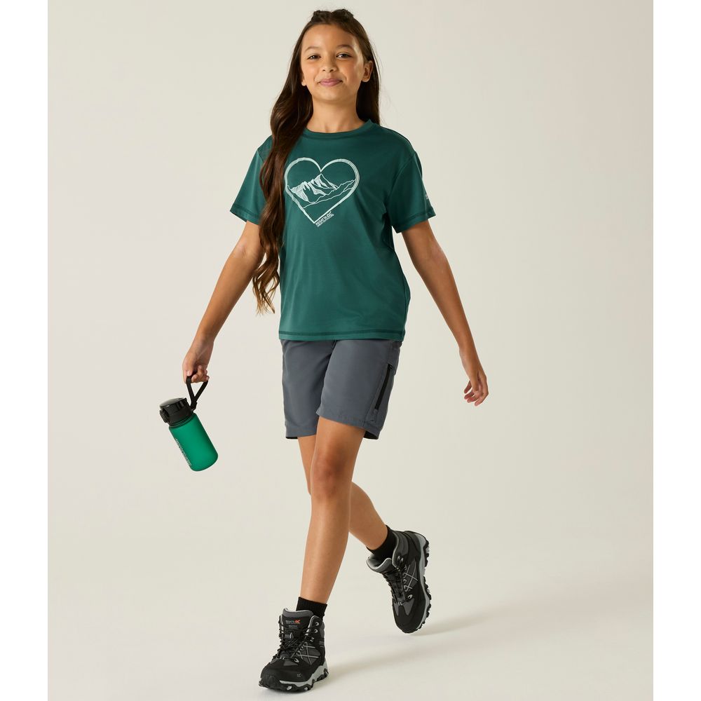 Regatta Aria Funktionsshirt Kinder mediterranea Produktbild 5