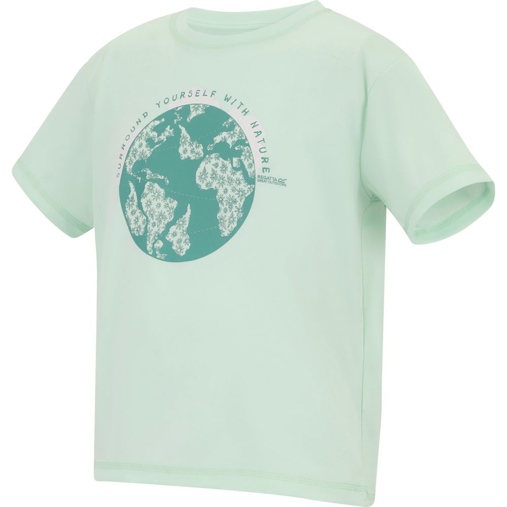 Regatta Aria Funktionsshirt Kinder oceanmist Produktbild 2