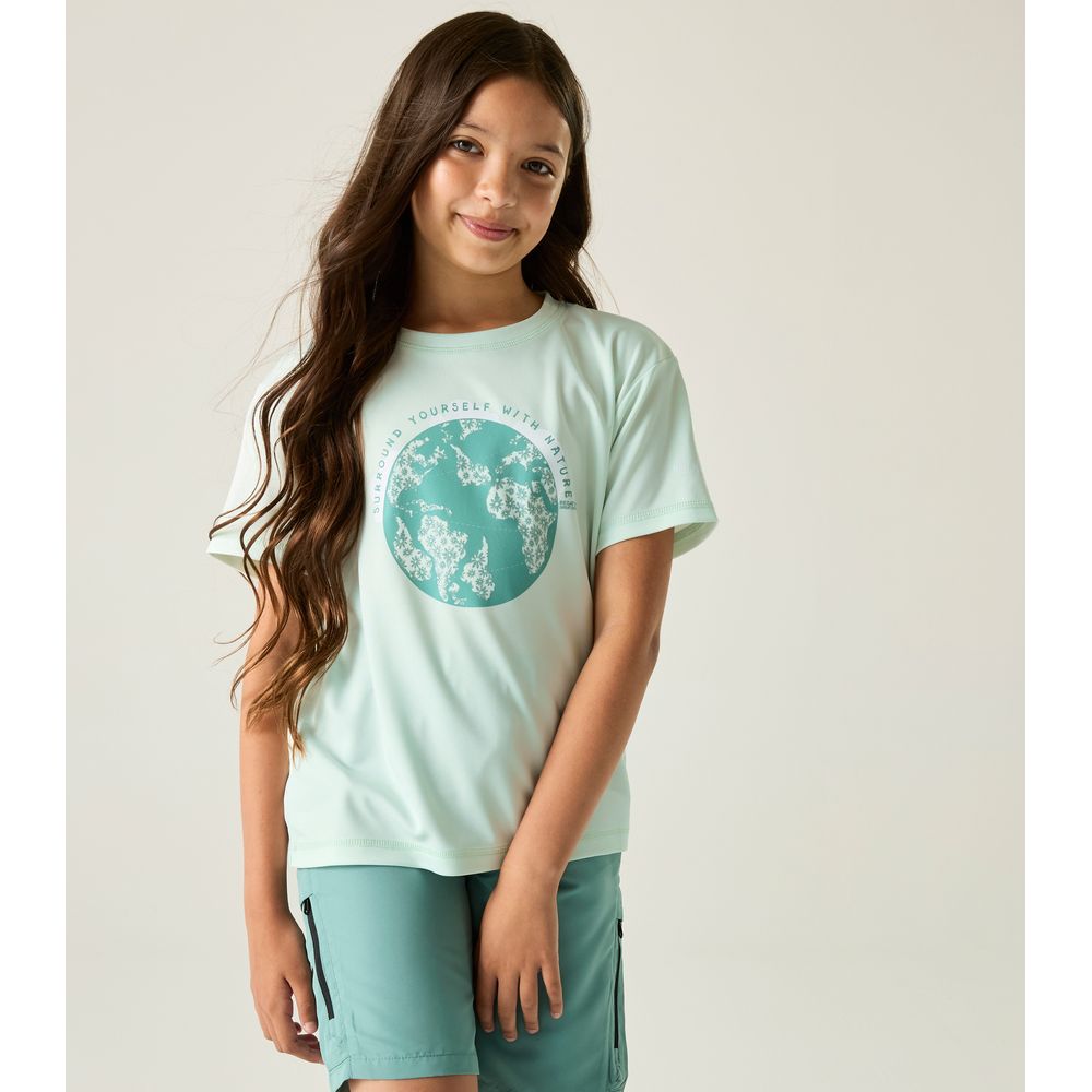 Regatta Aria Funktionsshirt Kinder oceanmist Produktbild 3