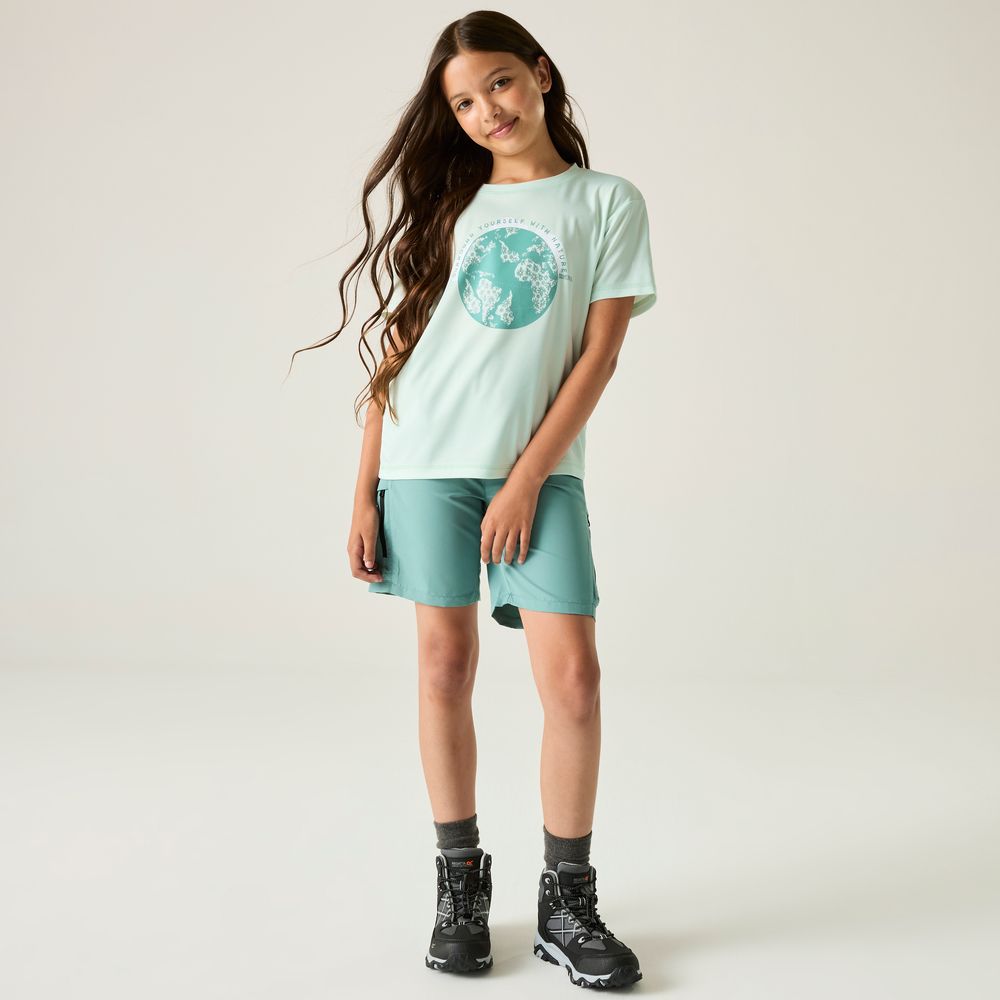 Regatta Aria Funktionsshirt Kinder oceanmist Produktbild 5