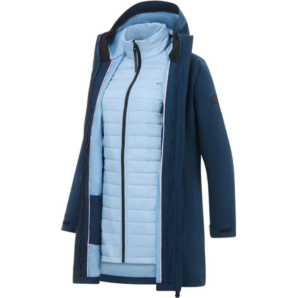 Regatta Denbury Damen 3-in-1-Jacke navy/dusky blue Produktbild 3