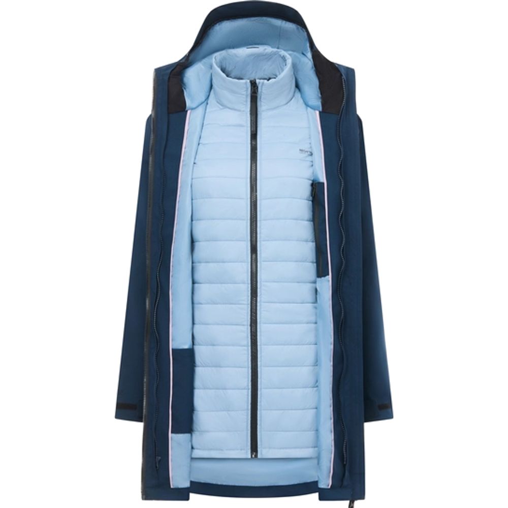 Regatta Denbury Damen 3-in-1-Jacke navy/dusky blue Produktbild 4