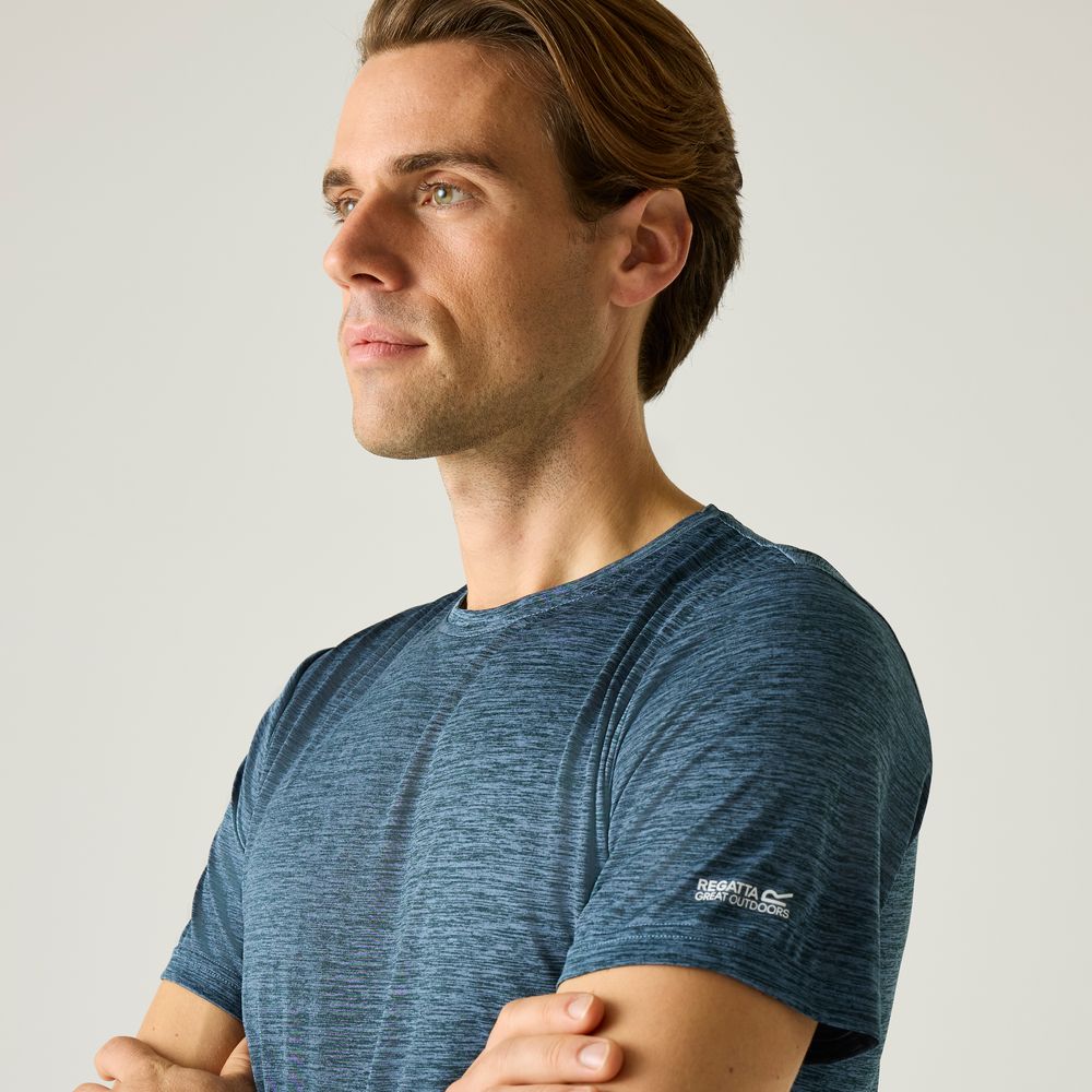 Regatta Fingal Edition Marl T-Shirt Funktionsshirt Herren night-sky Produktbild 6