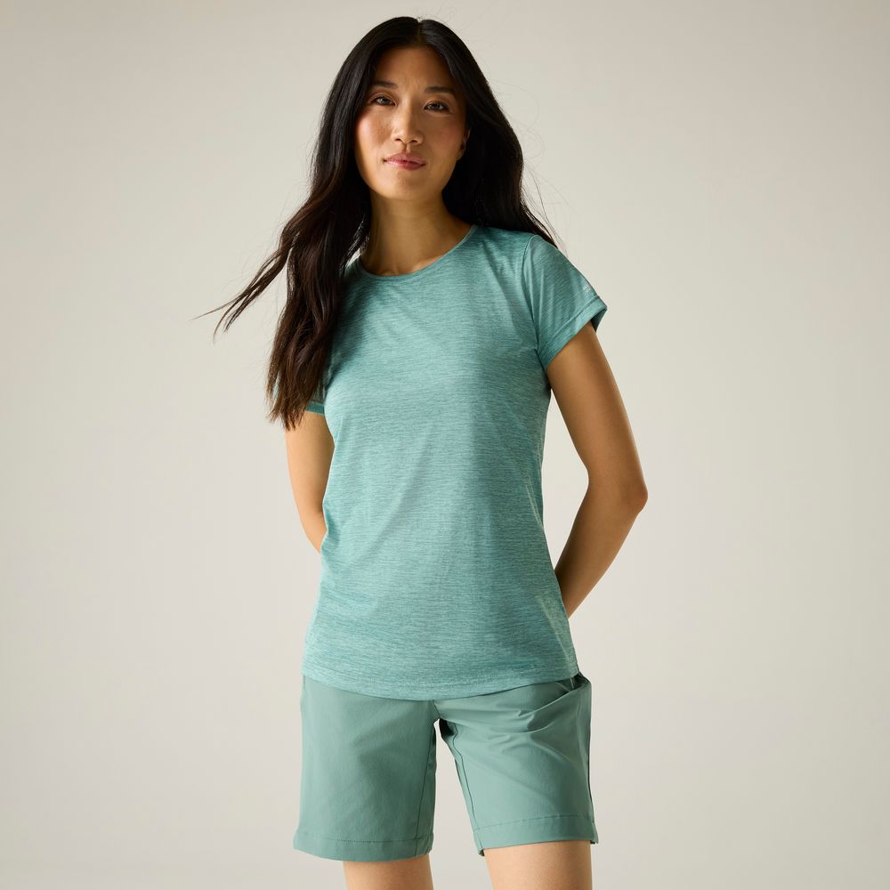 Regatta Fingal Edition T-Shirt Funktionsshirt Damen ivy-moss Produktbild 3