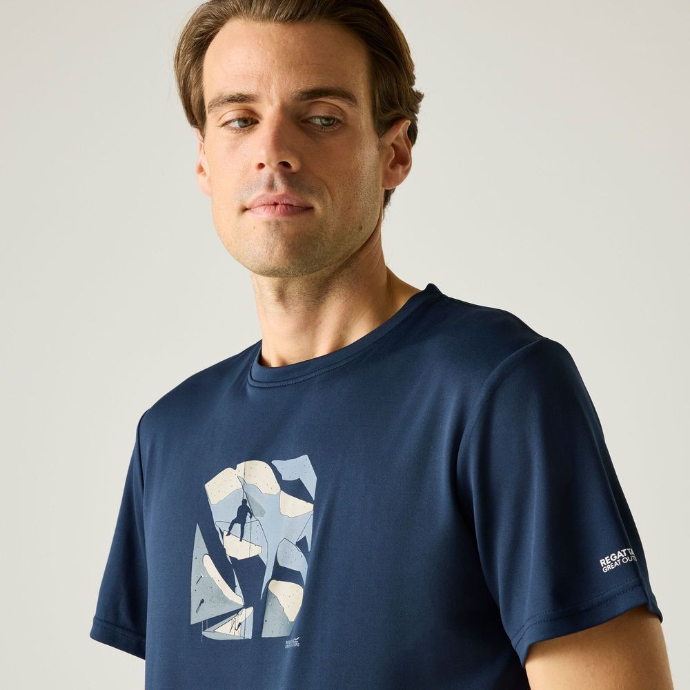Regatta Fingal Funktionsshirt Herren navy Produktbild 6