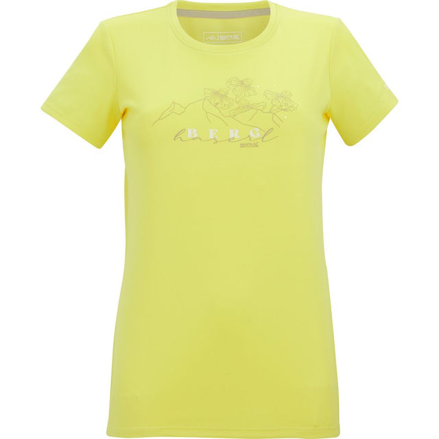 Regatta Fingal Slogan Funktionsshirt Damen canary-yellow Produktbild 0