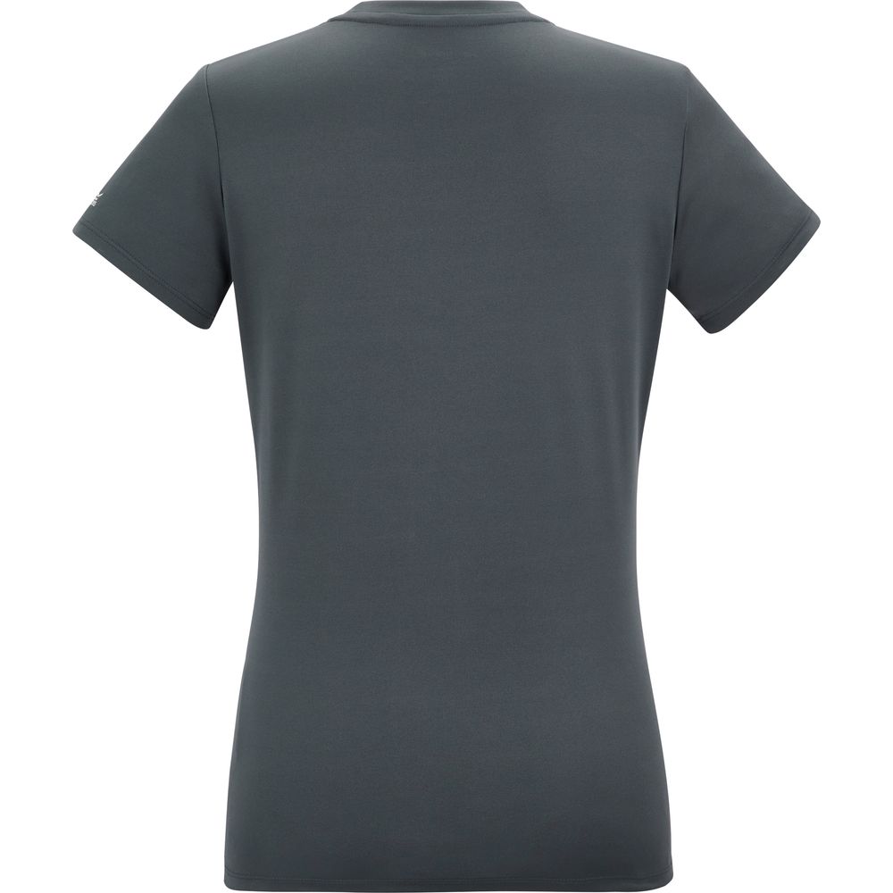 Regatta Fingal Slogan Funktionsshirt Damen dark-storm Produktbild 1