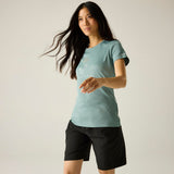 Regatta Fingal Slogan Funktionsshirt Damen ivy-moss Produktbild 3