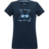 Regatta Fingal Slogan Funktionsshirt Damen navy Produktbild 0