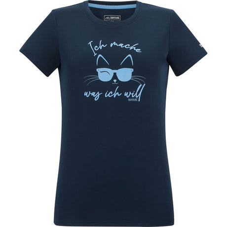 Regatta Fingal Slogan Funktionsshirt Damen navy Produktbild 0