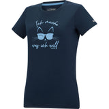 Regatta Fingal Slogan Funktionsshirt Damen navy Produktbild 2