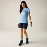 Regatta Fingal Slogan Funktionsshirt Damen washed-denim Produktbild 5