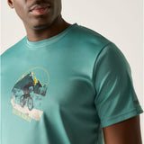 Regatta Fingal Slogan T-Shirt Herren arctic Produktbild 6