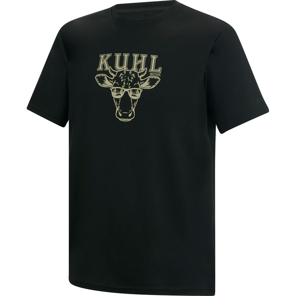 Regatta Fingal Slogan T-Shirt Herren black Produktbild 2