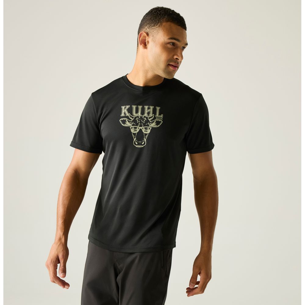 Regatta Fingal Slogan T-Shirt Herren black Produktbild 3