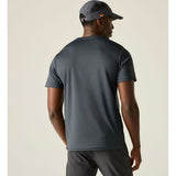 Regatta Fingal Slogan T-Shirt Herren dark-storm Produktbild 4