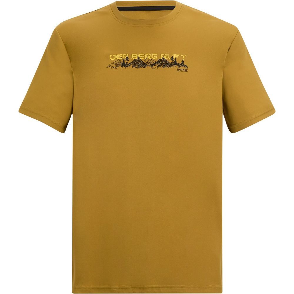 Regatta Fingal Slogan T-Shirt Herren wood-brown Produktbild 0