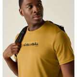 Regatta Fingal Slogan T-Shirt Herren wood-brown Produktbild 6