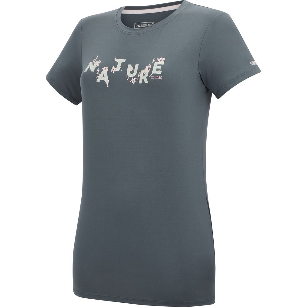 Regatta Fingal Stretch Funktionsshirt Damen dark-storm Produktbild 2