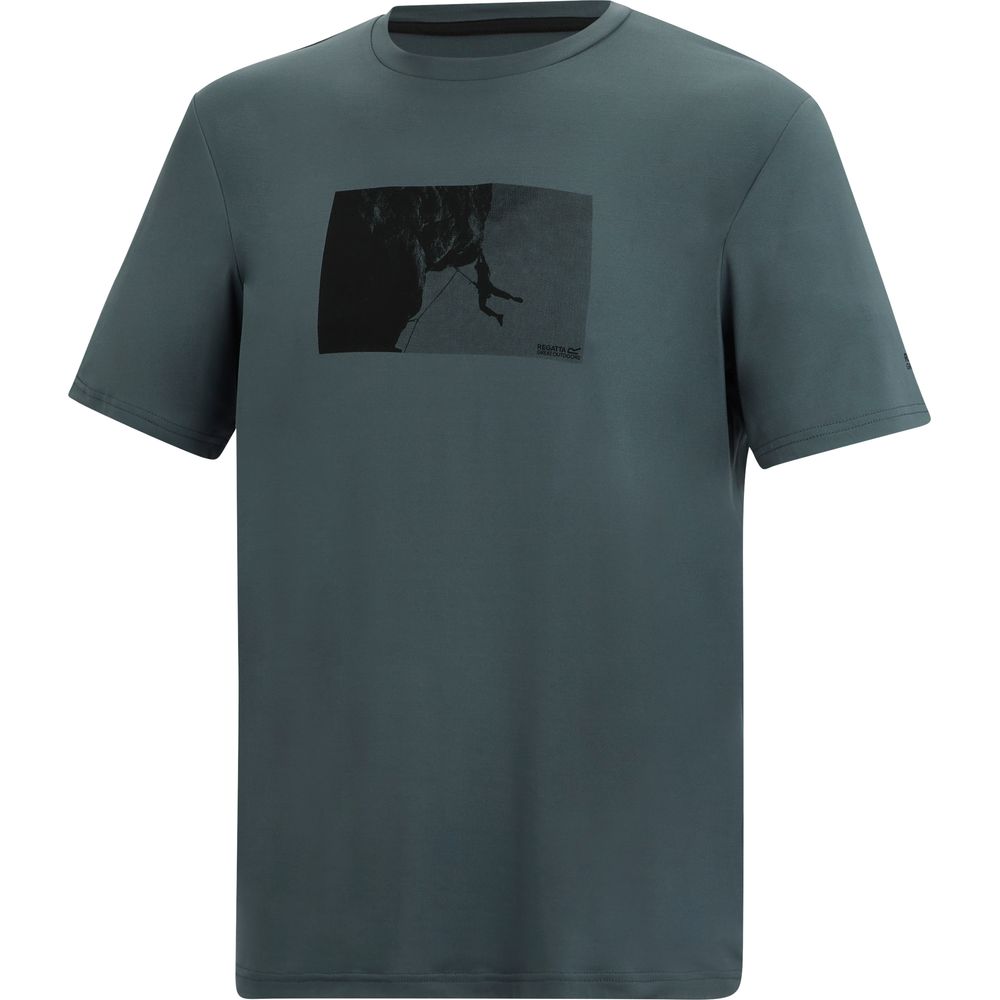 Regatta Fingal Stretch T-Shirt Herren dark-storm Produktbild 2