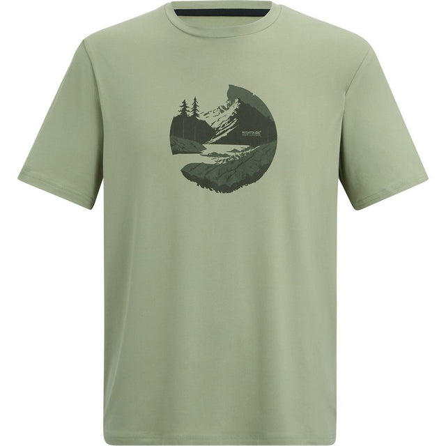 Regatta Fingal Stretch T-Shirt Herren light-sage Produktbild 0
