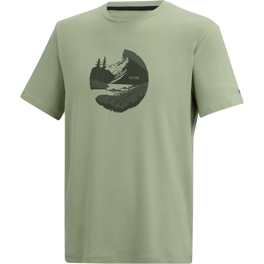Regatta Fingal Stretch T-Shirt Herren light-sage Produktbild 2