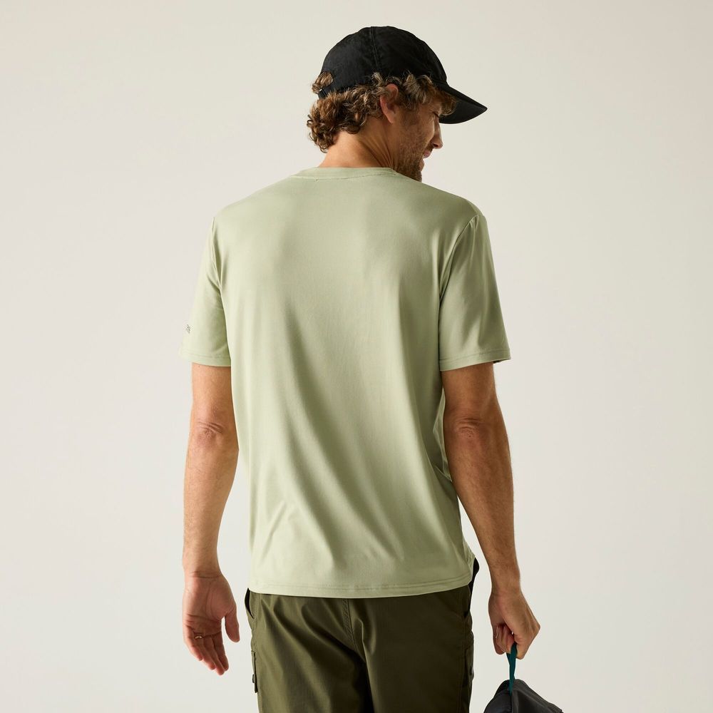 Regatta Fingal Stretch T-Shirt Herren light-sage Produktbild 4