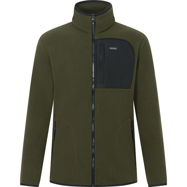 Regatta Frankie Borg Herren Fleecejacke darkkhak-blk Produktbild 0