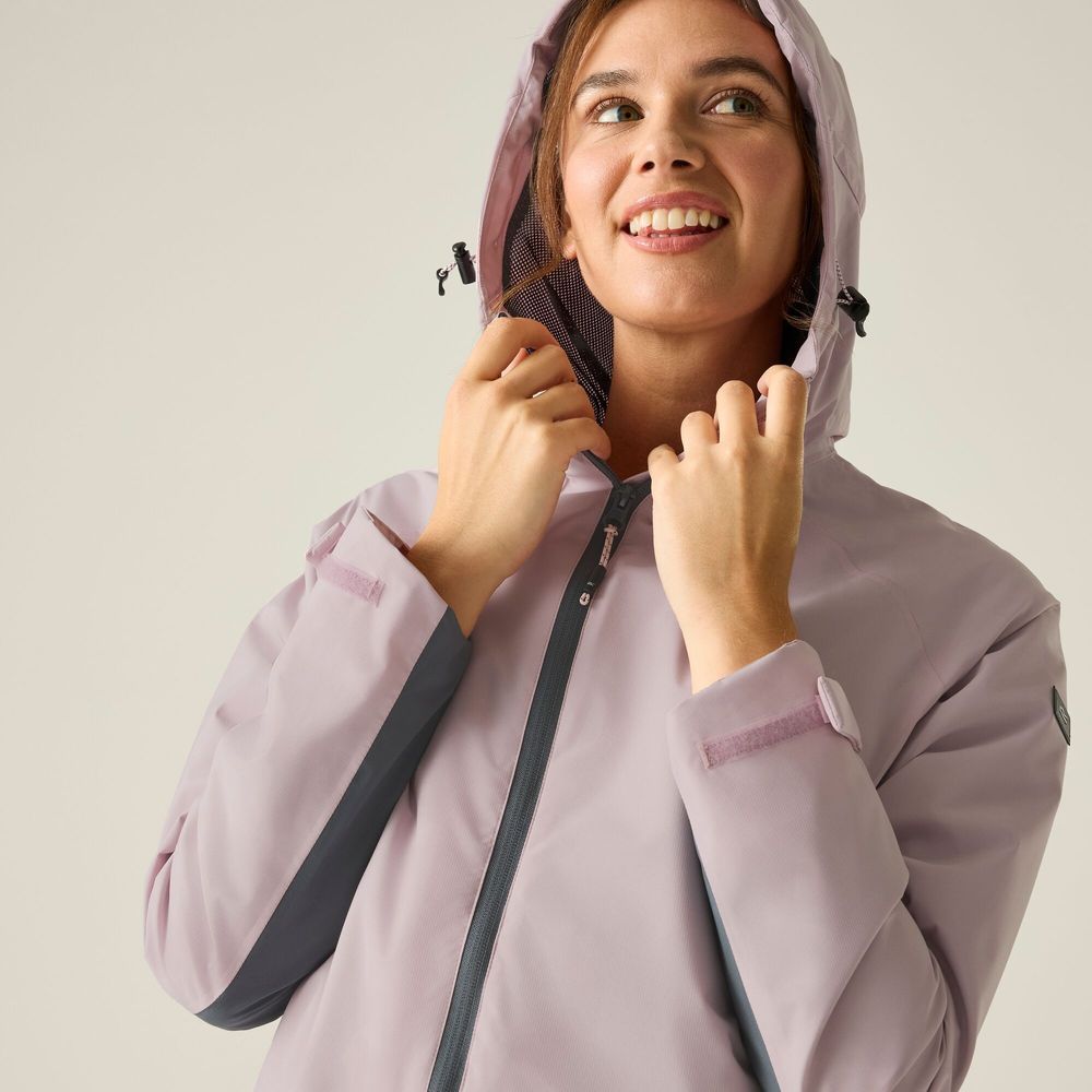 Regatta Freesdale Frina Damen Regenjacke rosa Produktbild 8