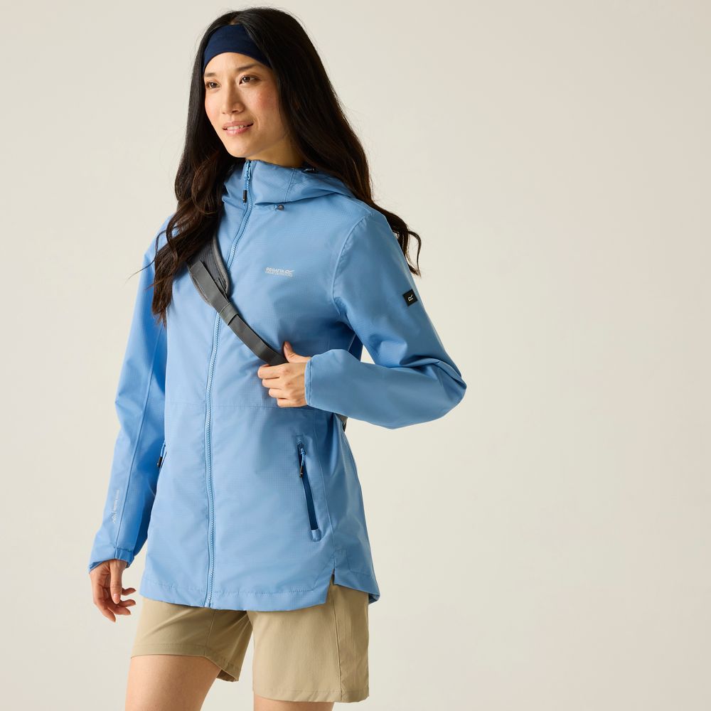 Regatta Hamara IV Regenjacke Damen washed-denim Produktbild 2