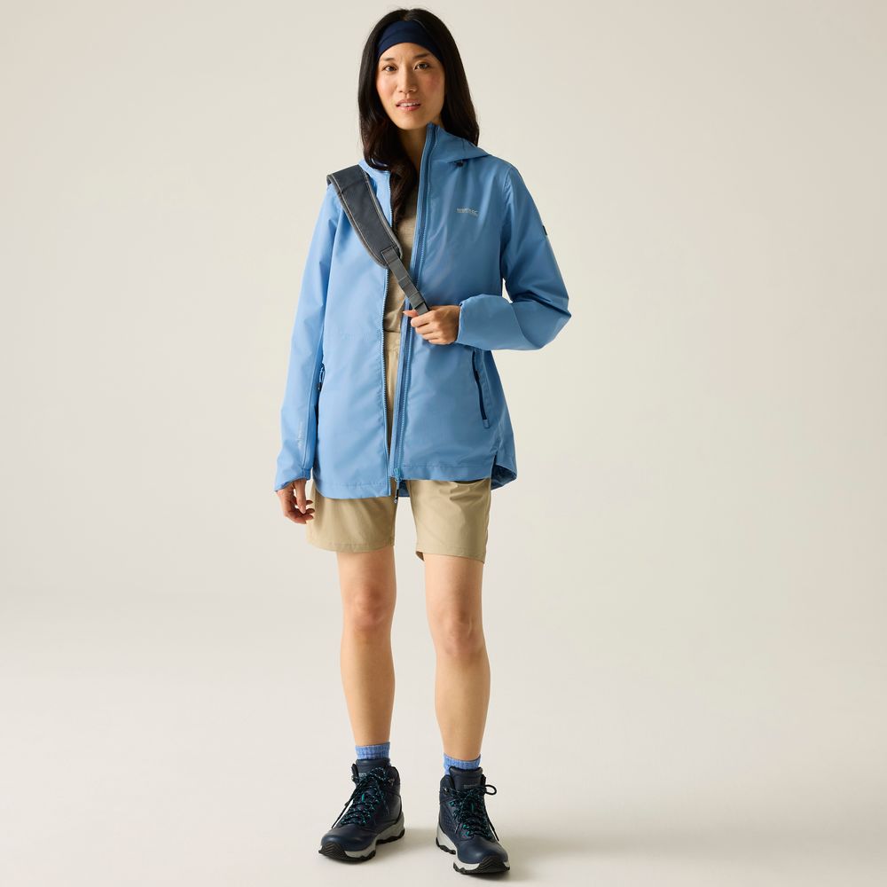 Regatta Hamara IV Regenjacke Damen washed-denim Produktbild 4