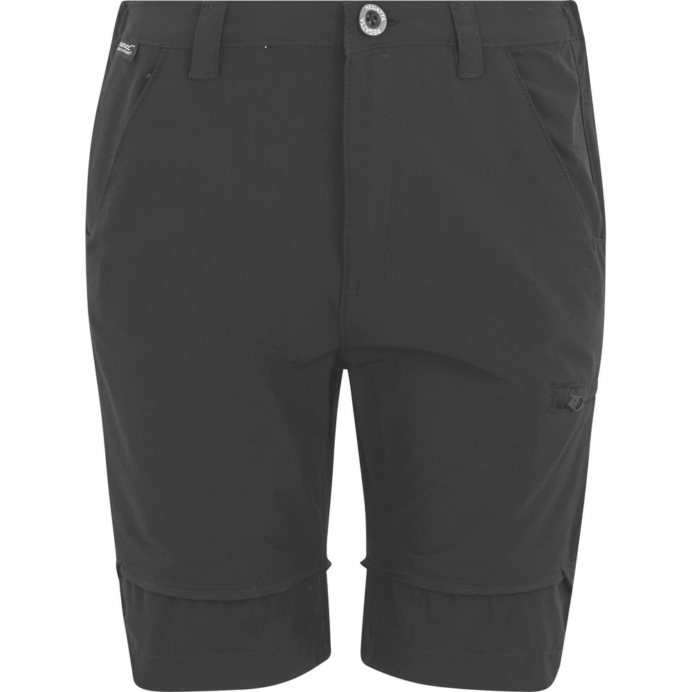 Regatta Highton Stretch Zip Off Walking Kinder Outdoorhose dark grey Produktbild 3