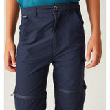 Regatta Highton Stretch Zip Off Walking Kinder Outdoorhose navy Produktbild 5