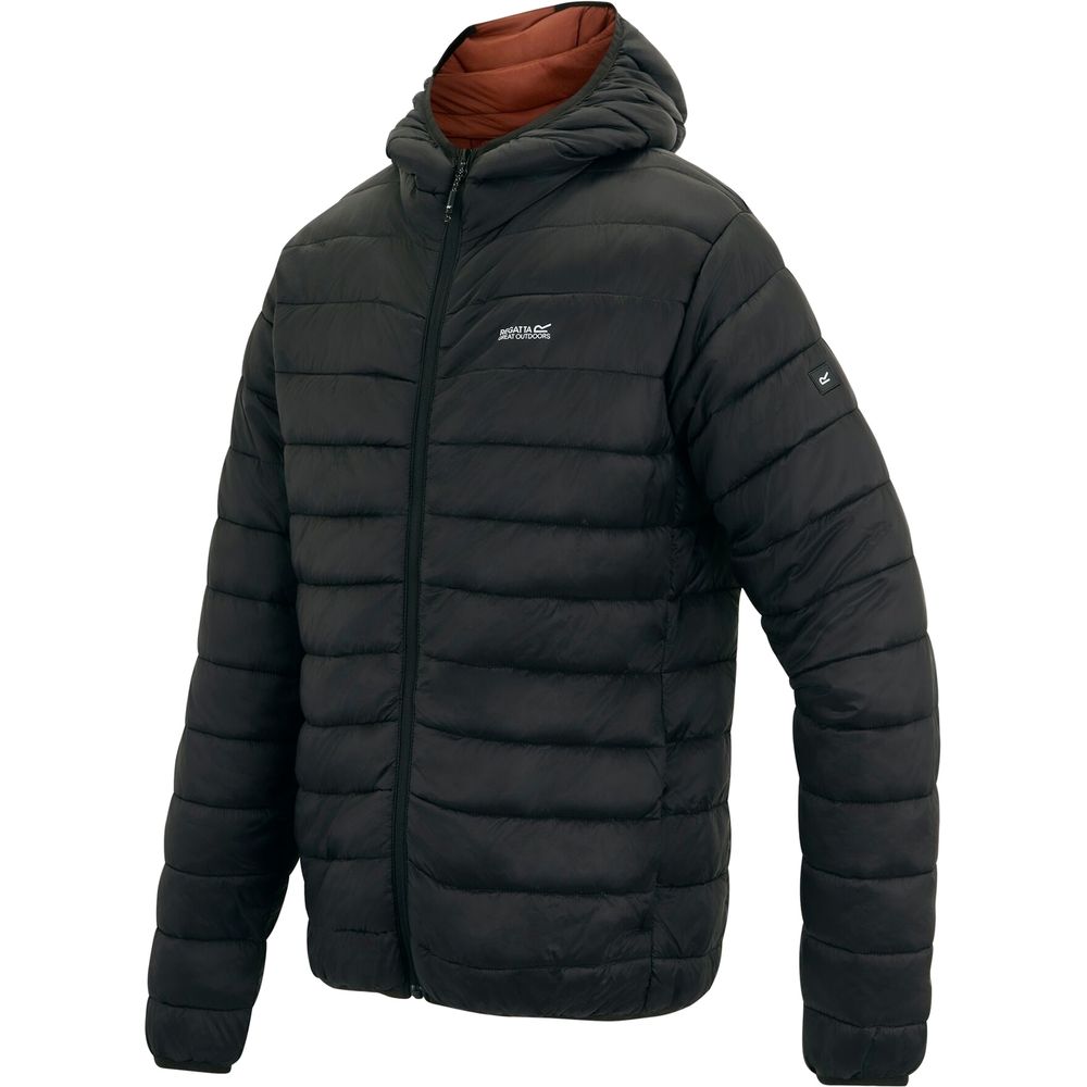 Regatta Hooded Marizion Herren Isolationsjacke black/burnt henna Produktbild 10