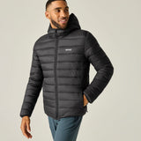 Regatta Hooded Marizion Herren Isolationsjacke black/burnt henna Produktbild 3