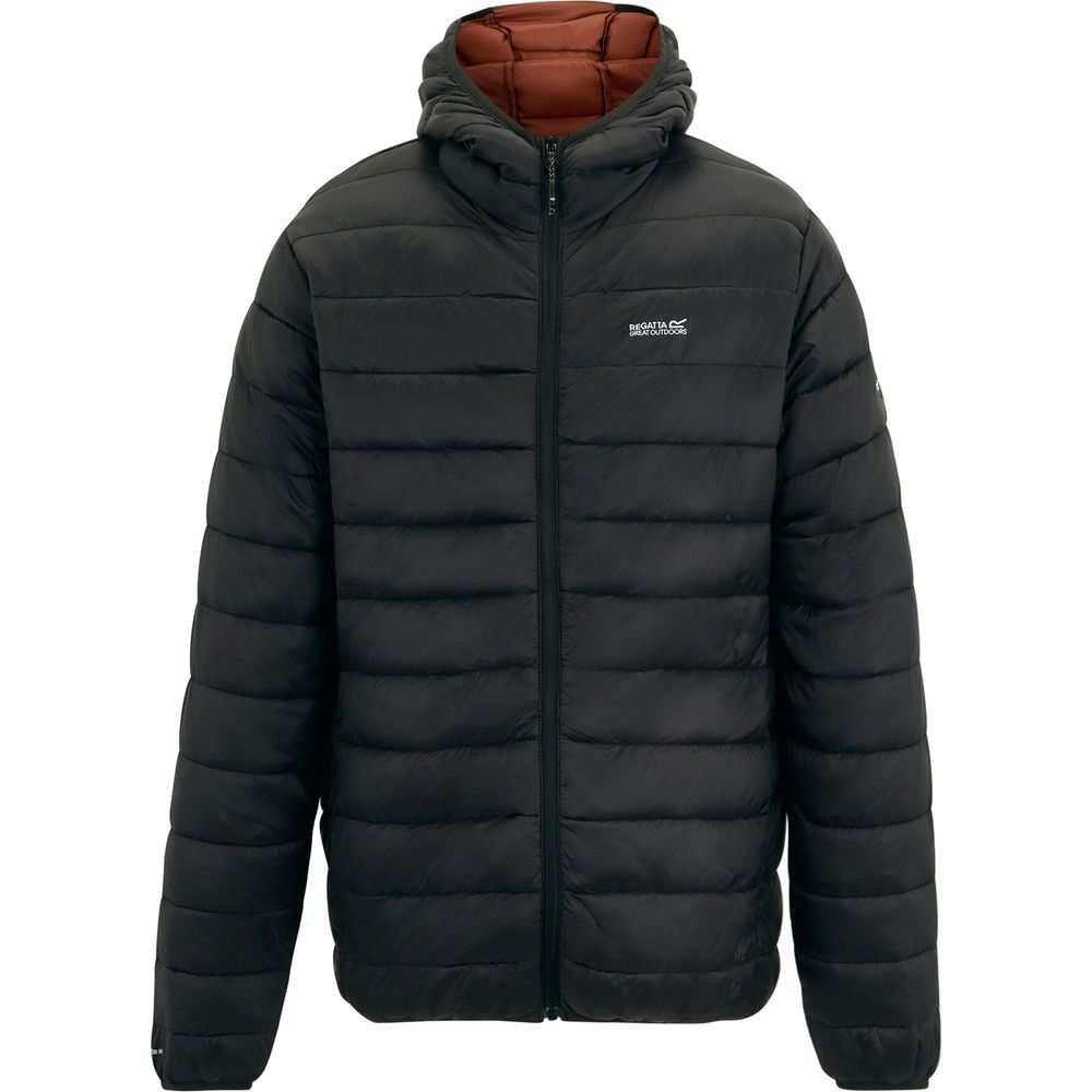 Regatta Hooded Marizion Herren Isolationsjacke black/burnt henna Produktbild 8