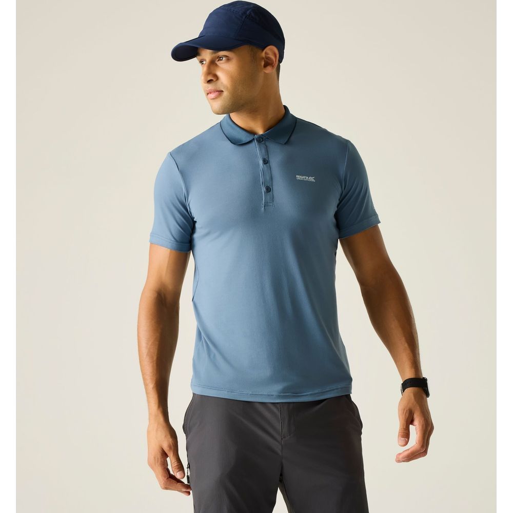 Regatta Maverik Stretch Poloshirt Herren china-blue Produktbild 3
