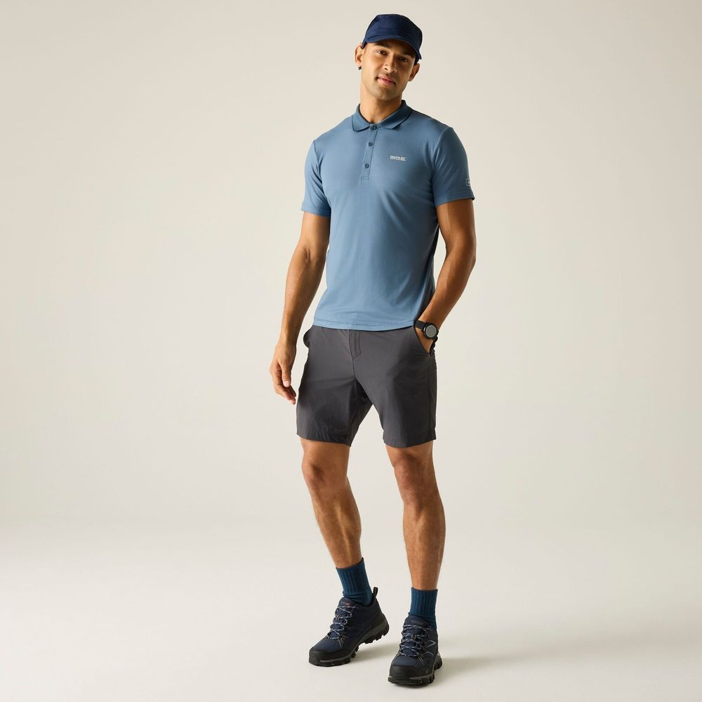 Regatta Maverik Stretch Poloshirt Herren china-blue Produktbild 5