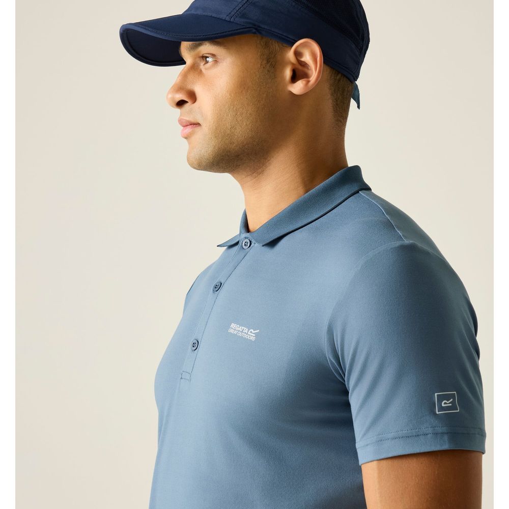 Regatta Maverik Stretch Poloshirt Herren china-blue Produktbild 6