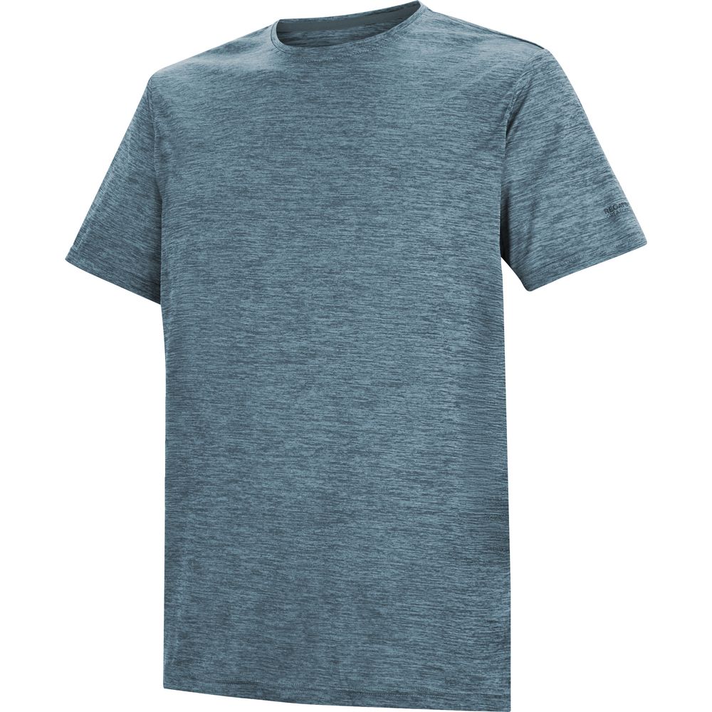 Regatta Men's Fingal Edition Marl T-Shirt Funktionsshirt Herren china-blue Produktbild 2