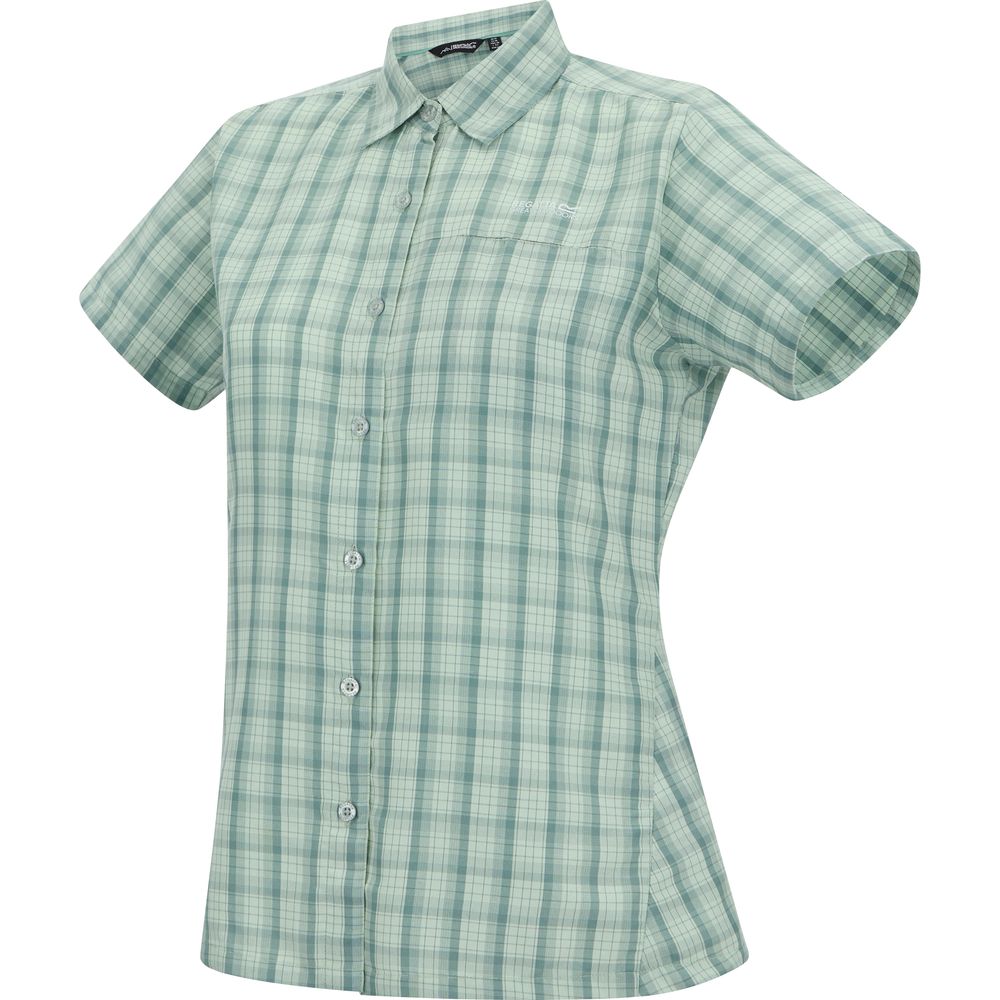 Regatta Mindano VIII T-Shirt Damen ocean mist - ivy moss check Produktbild 2