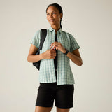Regatta Mindano VIII T-Shirt Damen ocean mist - ivy moss check Produktbild 3