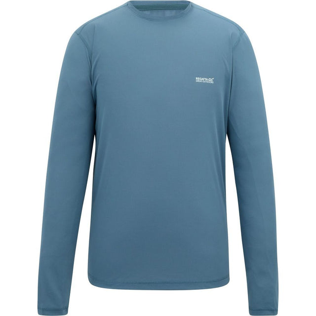 Regatta Mindo Anti Insect Langarmshirt Herren china-blue Produktbild 0