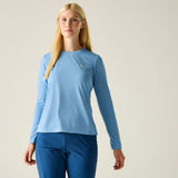 Regatta Mindo Anti-Insect Langarmshirt Damen washed-denim Produktbild 3