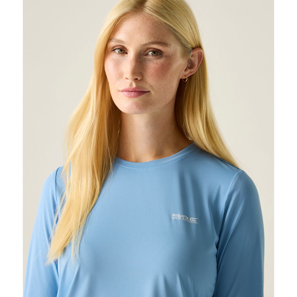 Regatta Mindo Anti-Insect Langarmshirt Damen washed-denim Produktbild 6